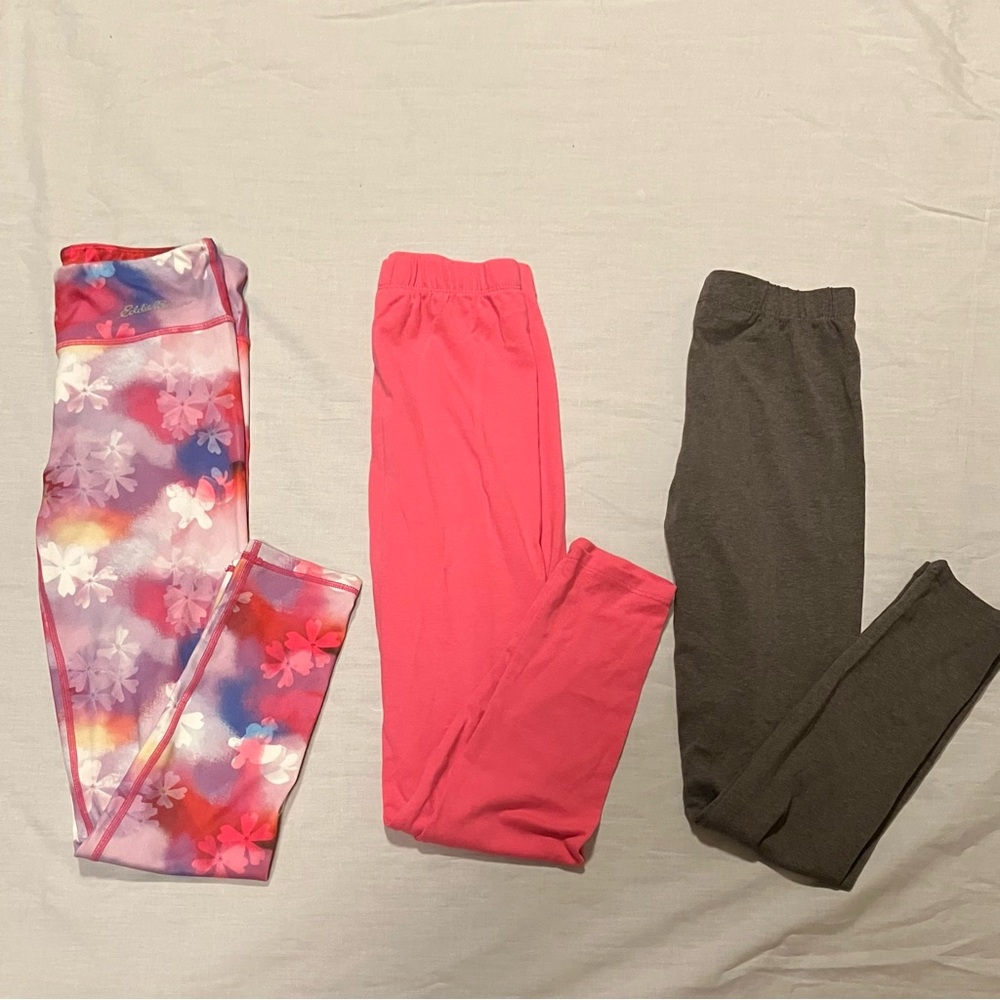 3 Pairs of Girls Leggings Size M/10-12